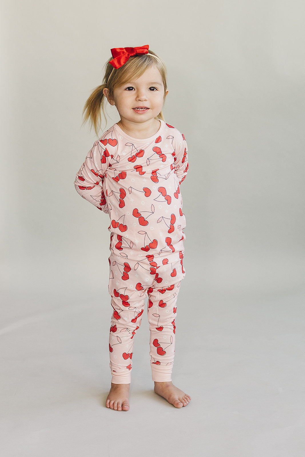 Bamboo Two Piece Set | Cherry Heart