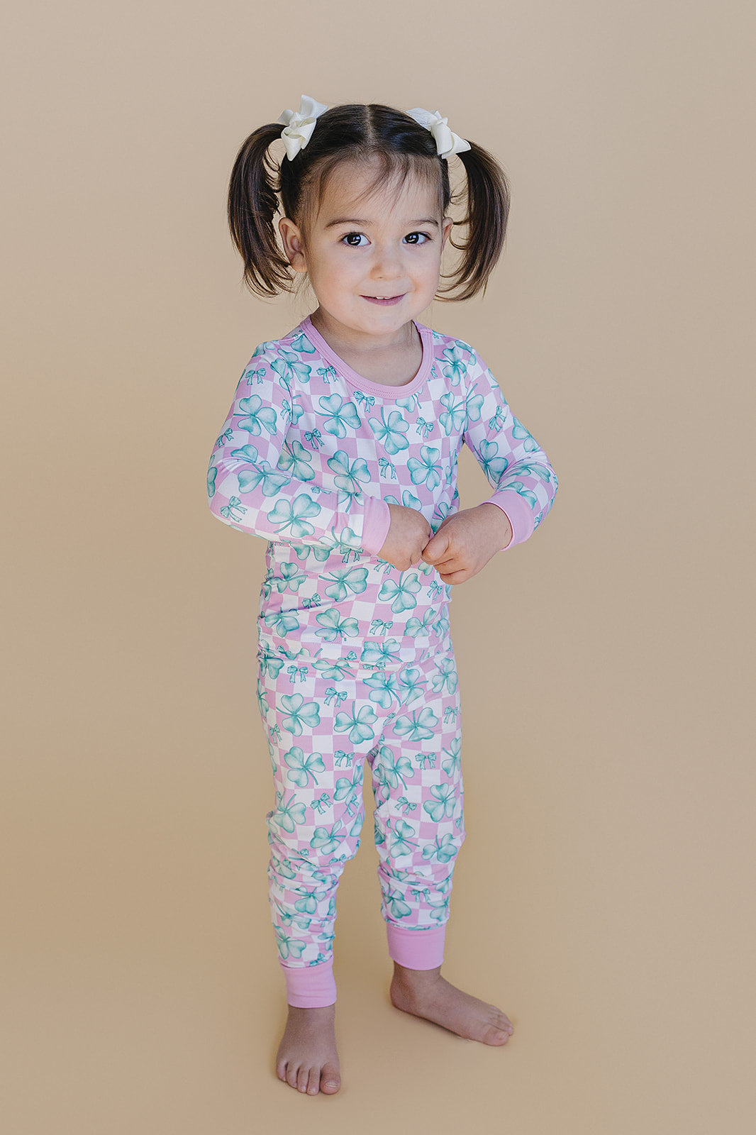 Bamboo Two Piece Set | Shamrock & Bows