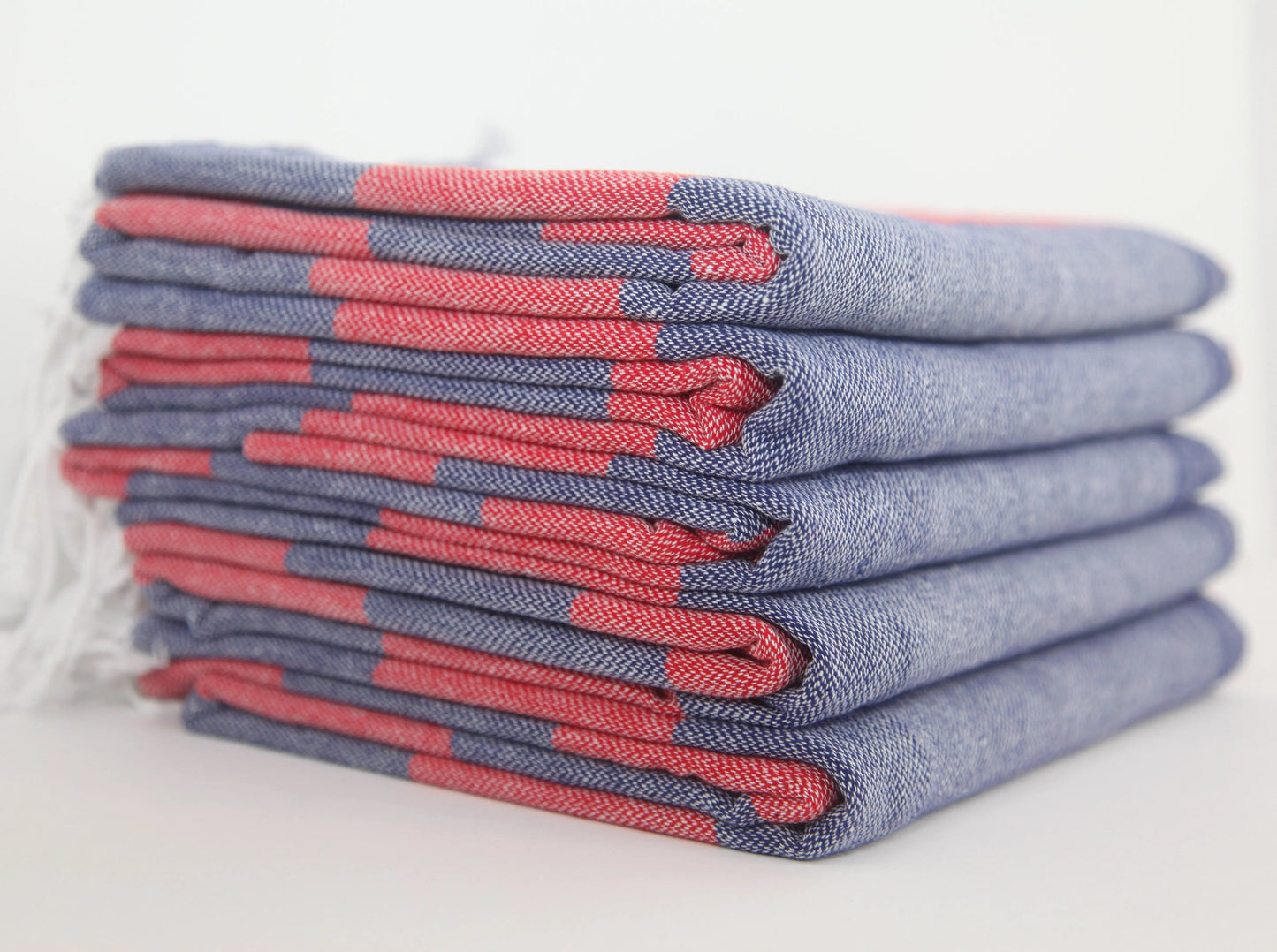 Turkish Towel - Absorbent & Quick Dry - Red Stripe Unisex