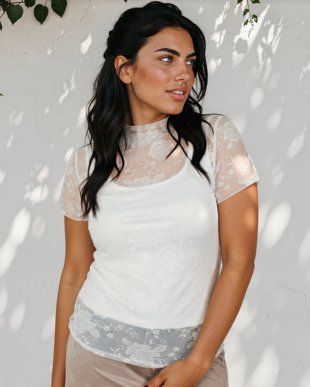 Florence Sheer Lace Top