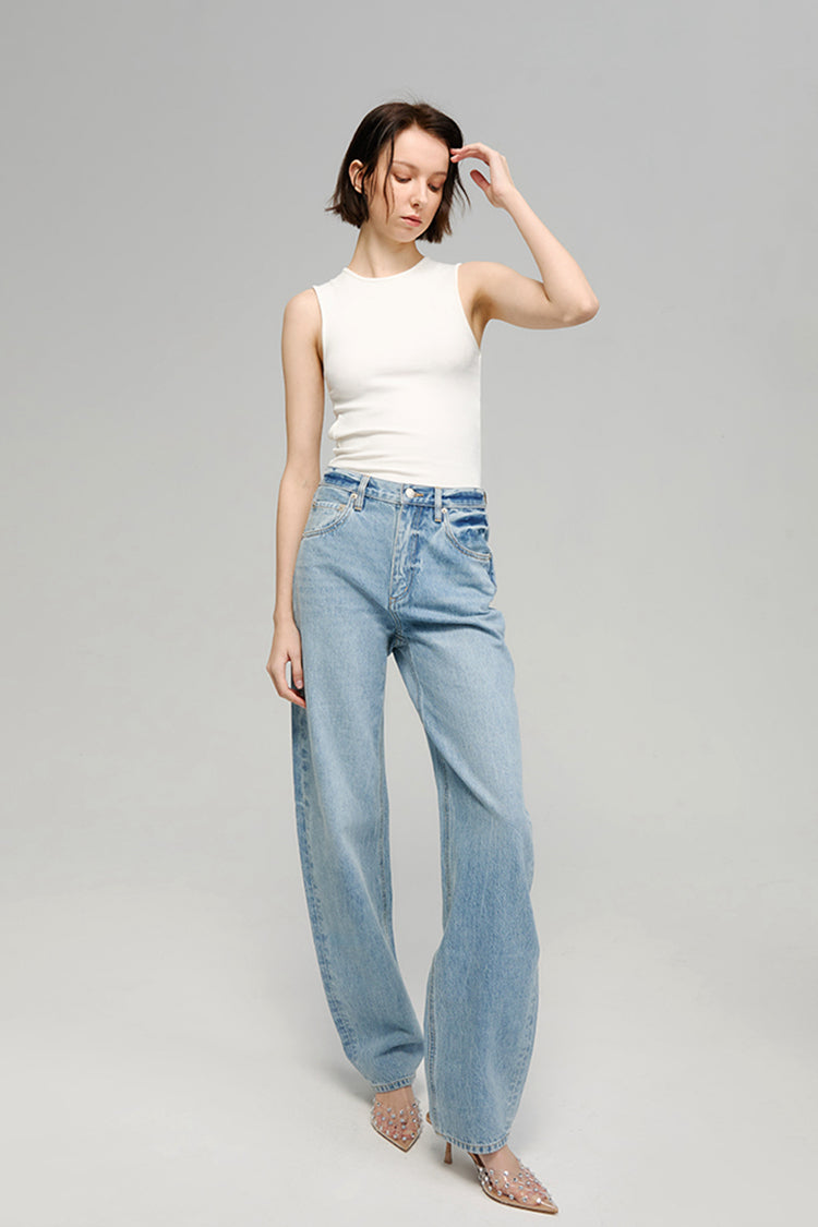 Moon Curve Jeans HJ031