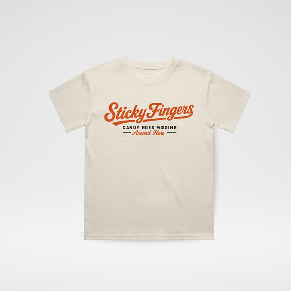 STICKY FINGERS TEE - VINTAGE CREAM