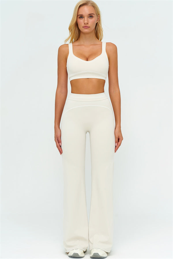 The Amara Sports Bra Flared Leggings 2-Piece Set
