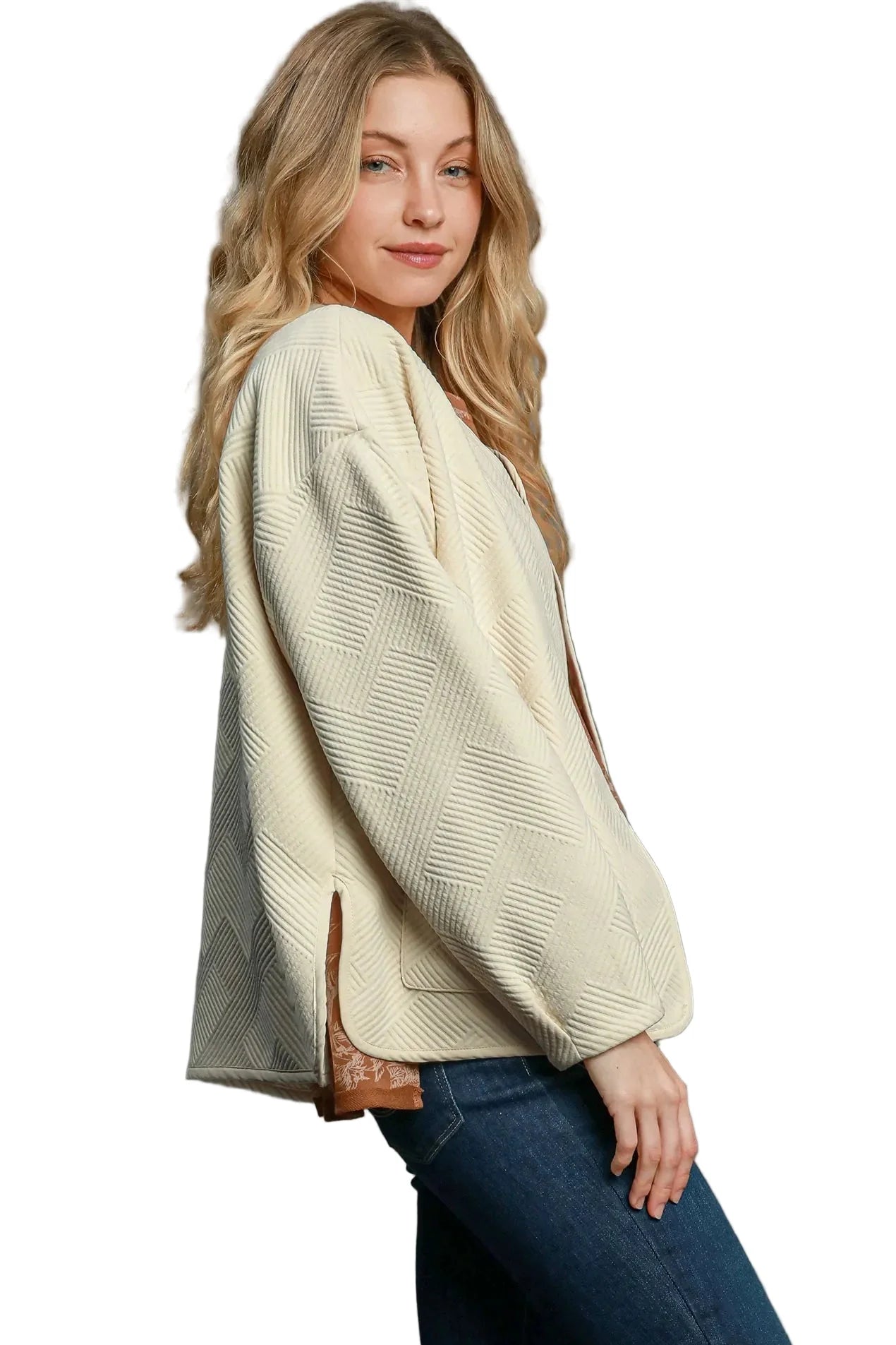 Textured Jacquard Jacket