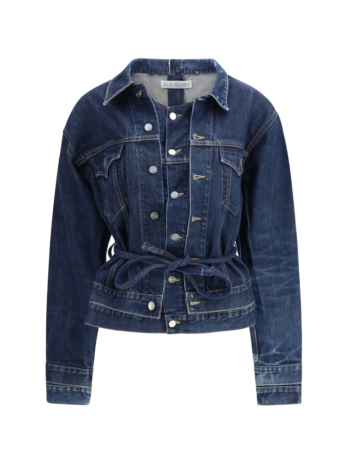 E.L.V. Denim Denim Jacket Ridley Mid Blue