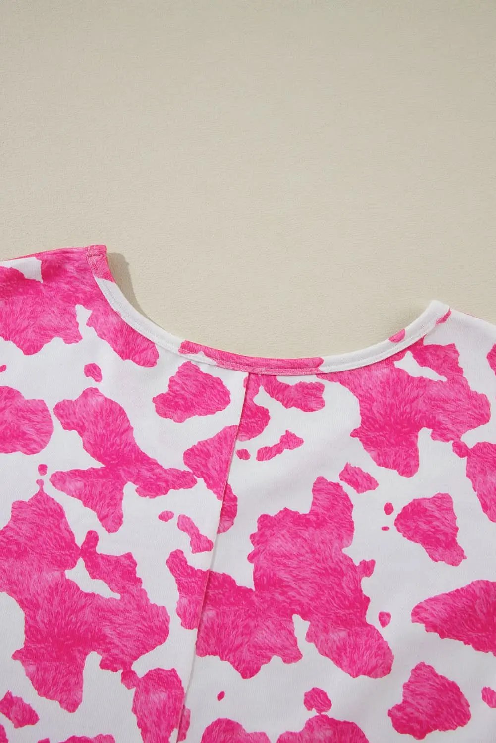 Plus Size Top - Rose Leopard Print - Western Fall Style