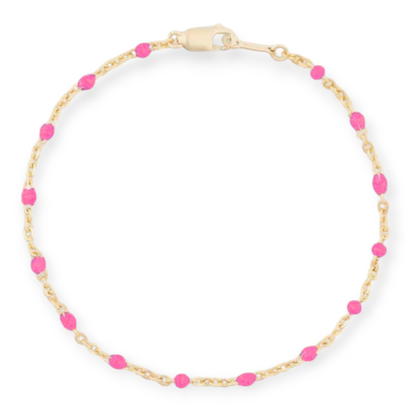 pink daisy bracelet