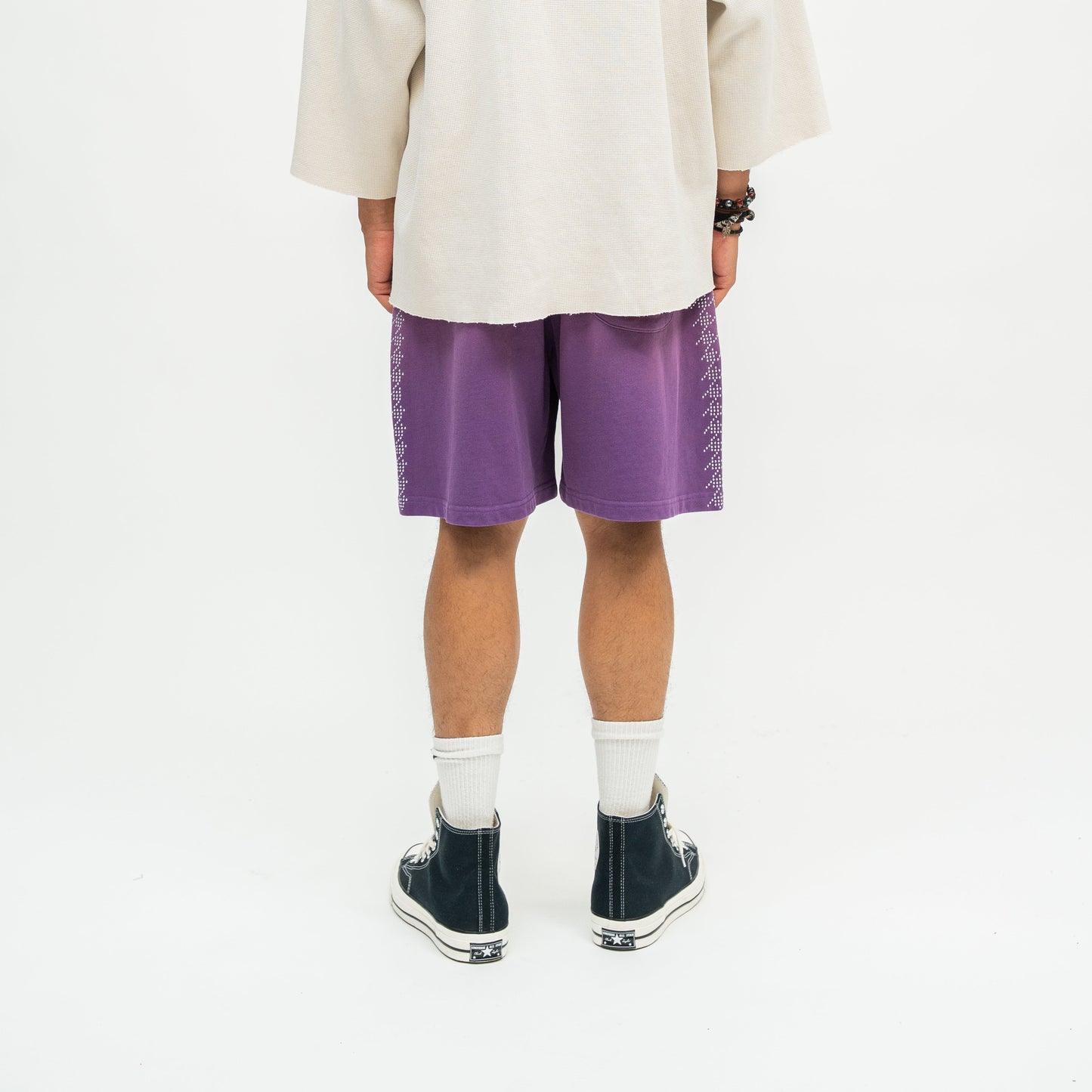 FR Star Stud Shorts - Purple