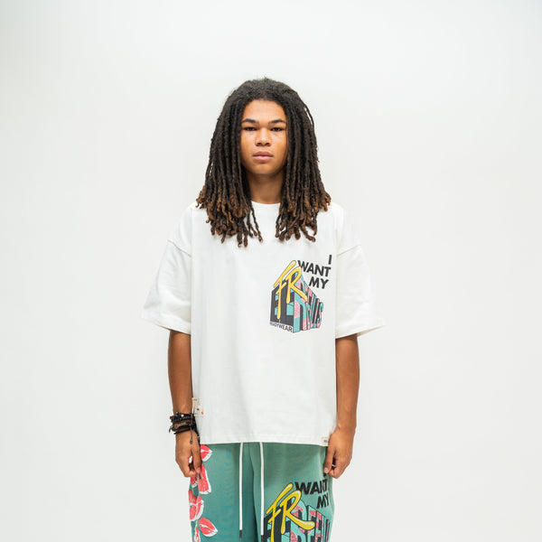 TV Tee - White