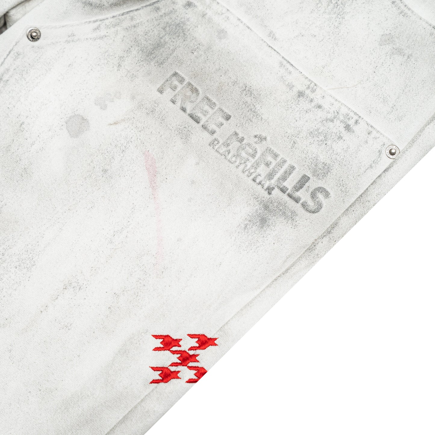 Service Grunge Carpenter Pants - Cream