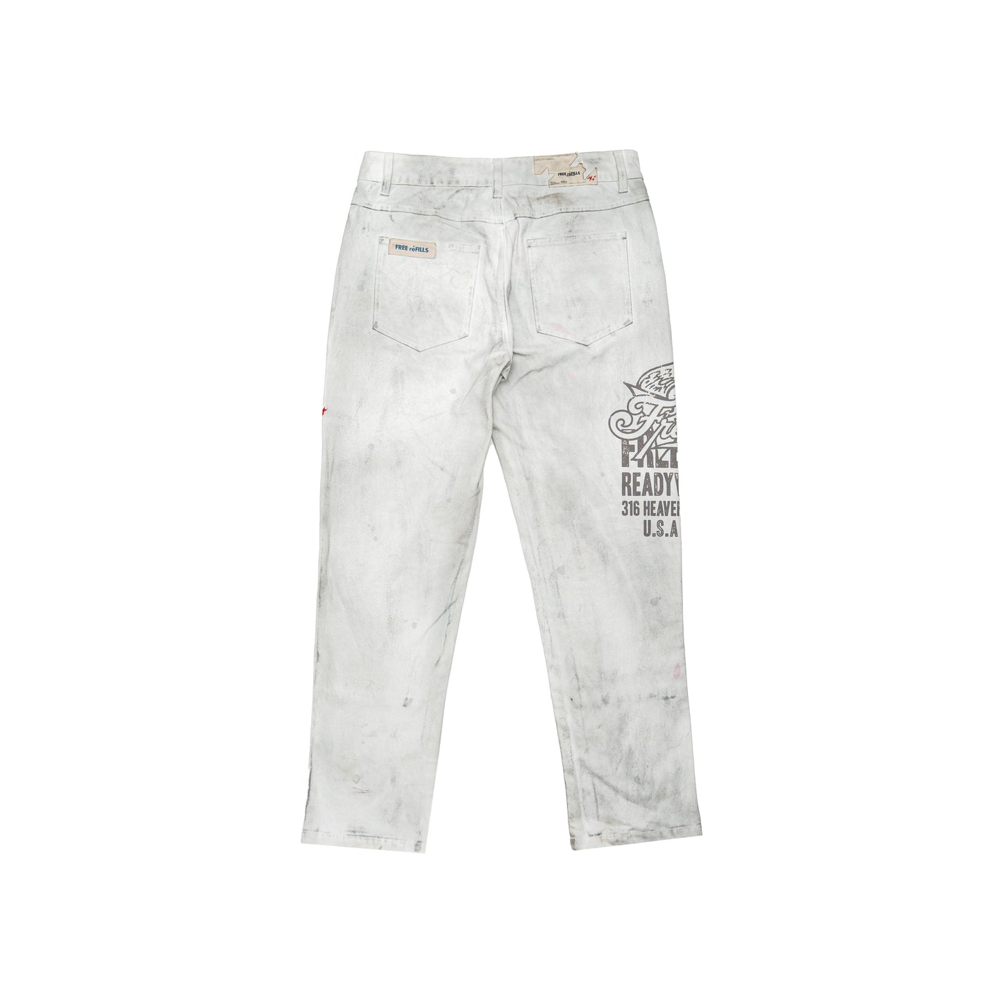 Service Grunge Carpenter Pants - Cream