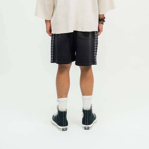 FR Star Stud Shorts - Black