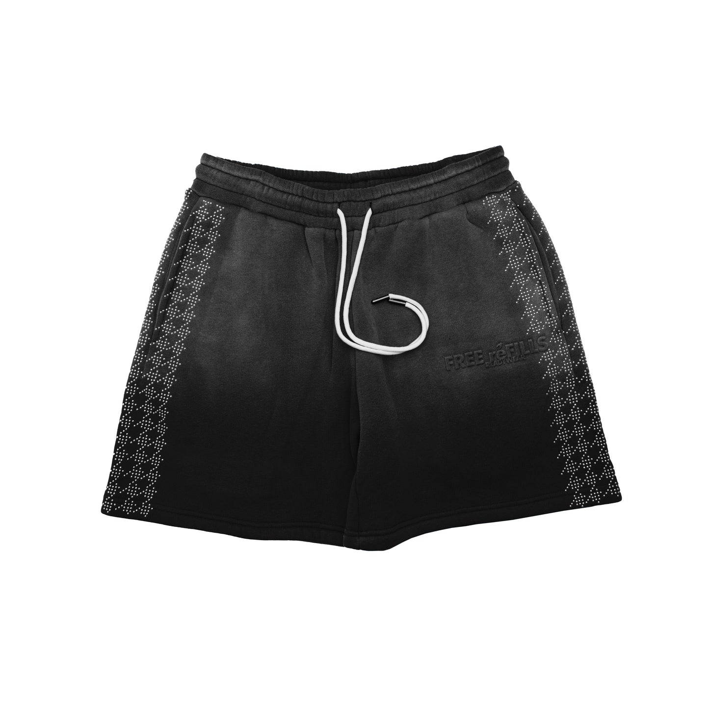 FR Star Stud Shorts - Black
