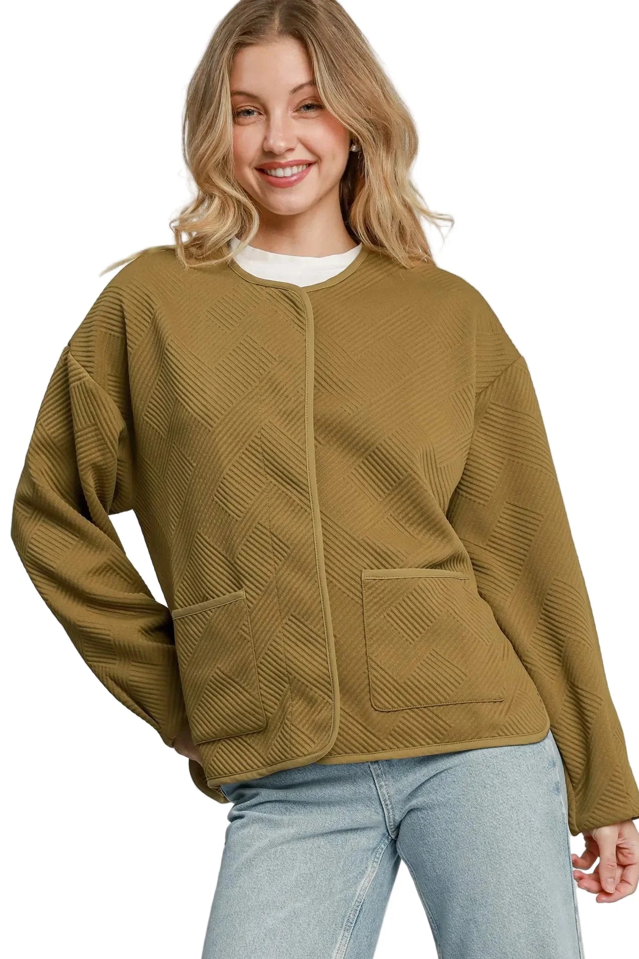 Textured Jacquard Jacket
