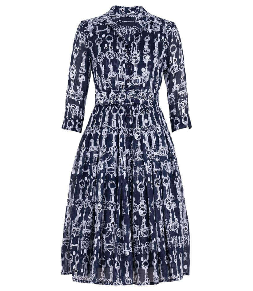 Audrey Dress #4 Indigo Long Dress