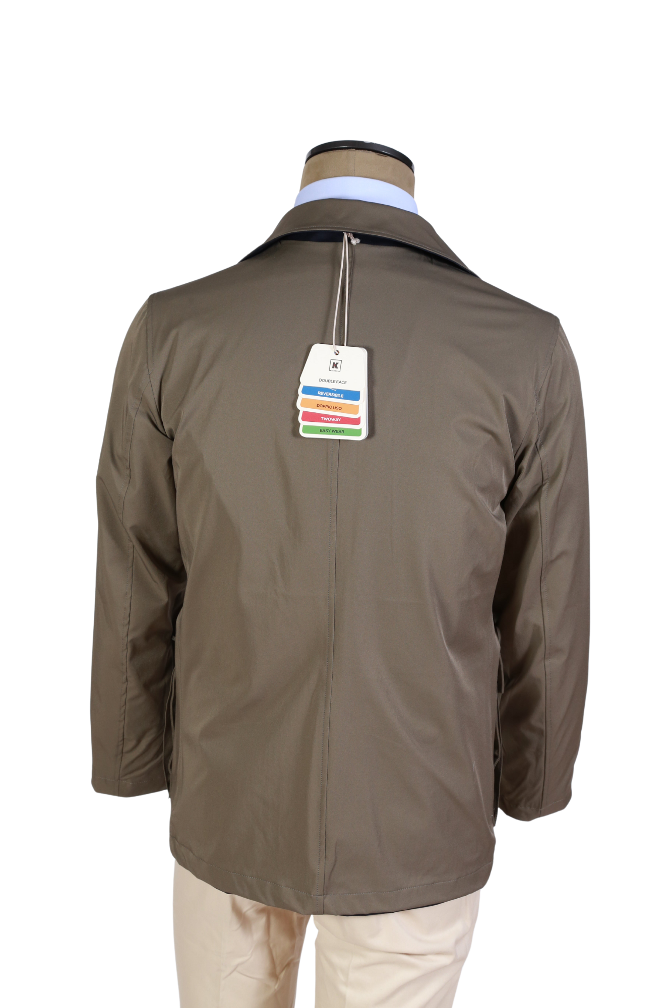 Kired by Kiton Nylon Reversible Jacket