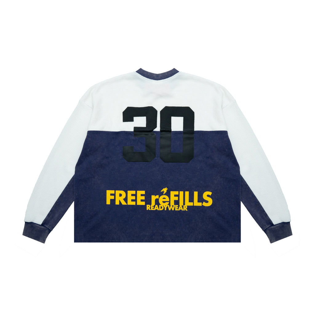 Radial L/S Tee - Blue