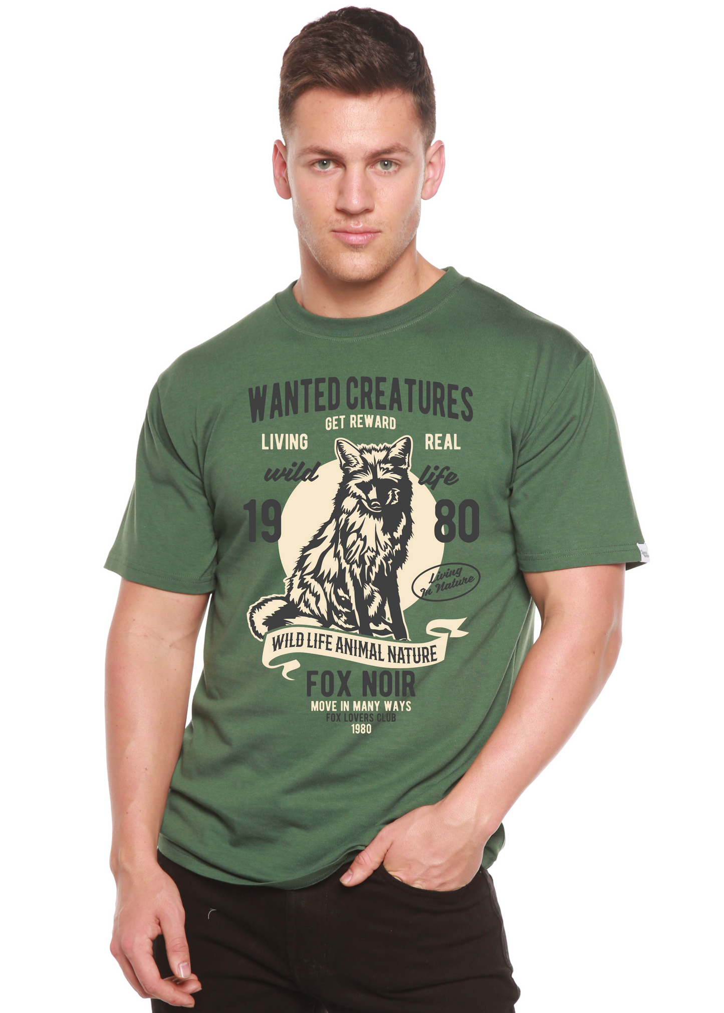 Wanted Creature Spun Bamboo® Men's Bamboo Viscose/Organic Cotton Short Sleeve Graphic T-Shirt