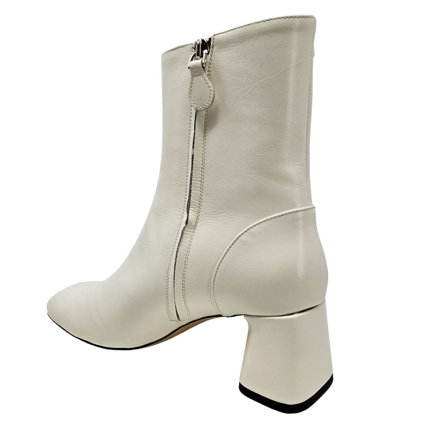The Keli Off White Ankle Boot
