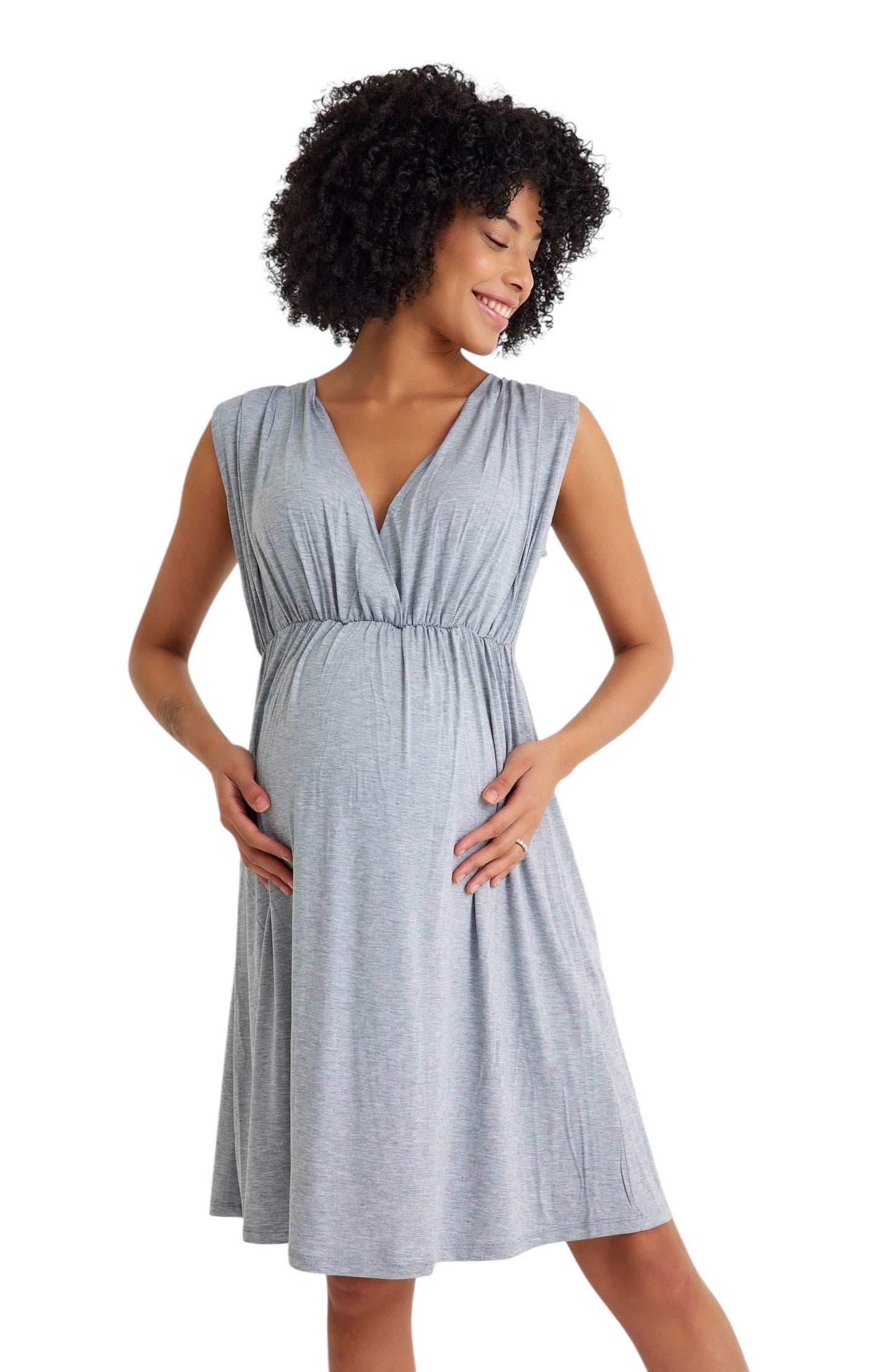 Sleep Well Maternity/Nursing Nightgown & Robe Set
