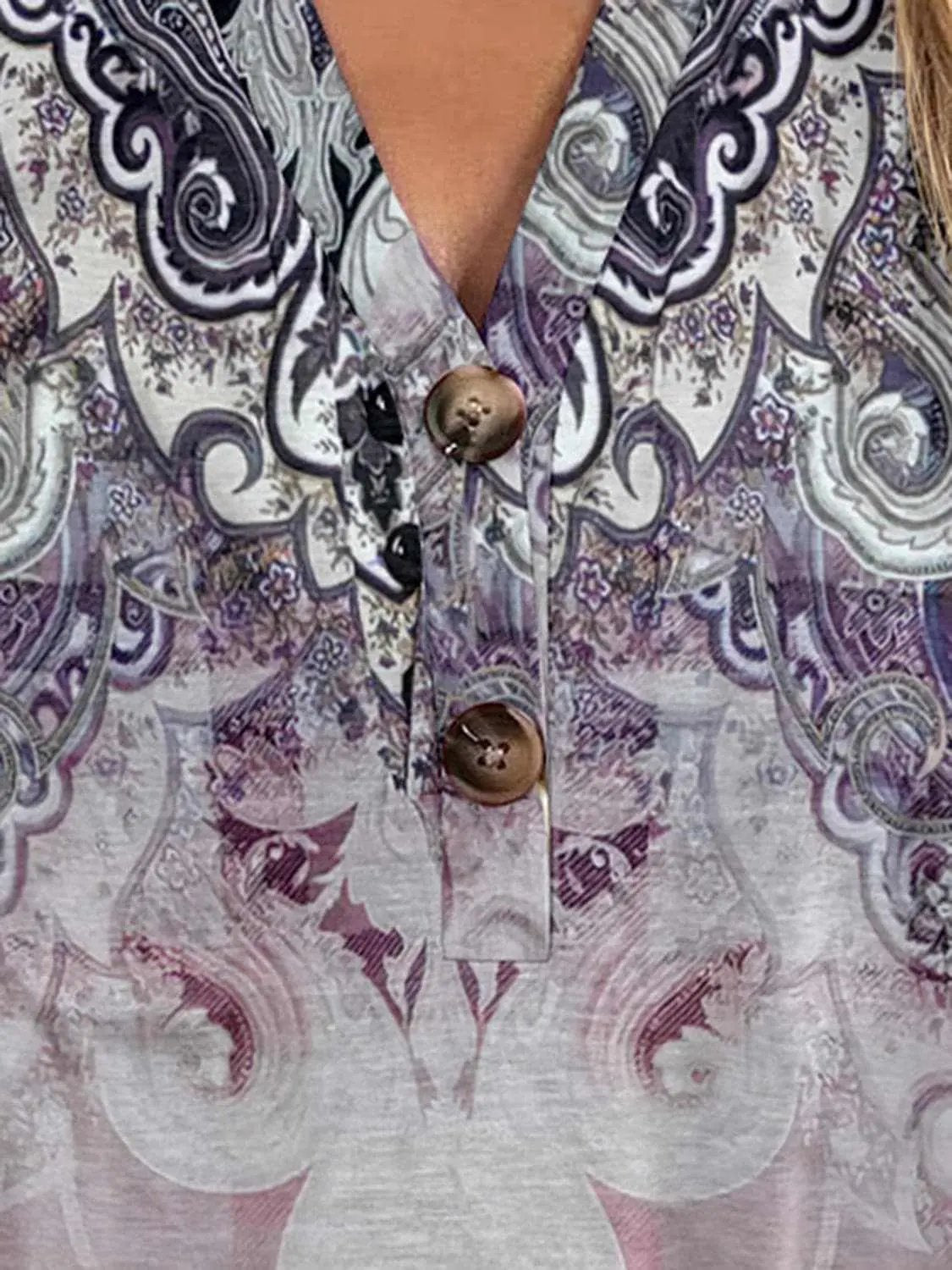 Blouse - Sheer Short Sleeve - Chic Style