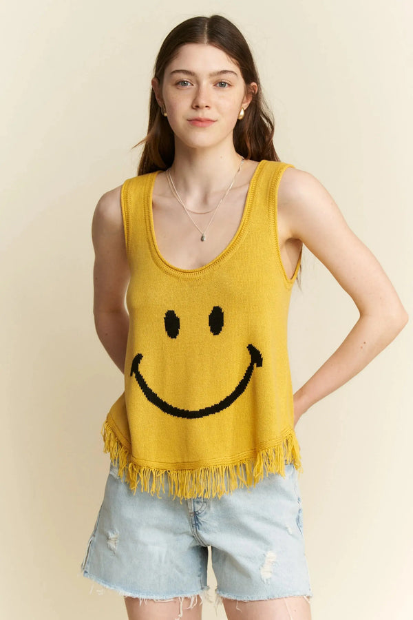 Tank Top - Fringe Plus Size - Trendy Comfy