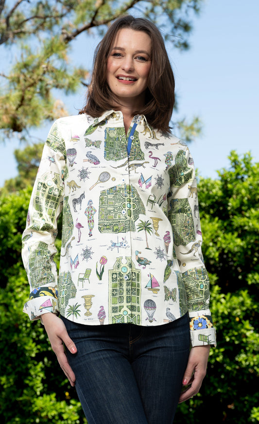 Rome Shirt Paris Maps