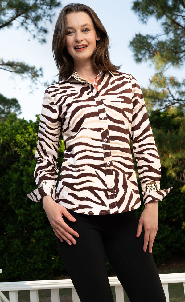 Rome Shirt Tiger Print