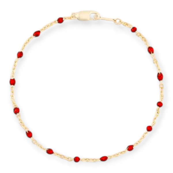 red daisy bracelet