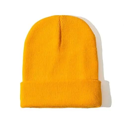 Knit Beanie - Warm Winter Headwear - Unisex & Stylish