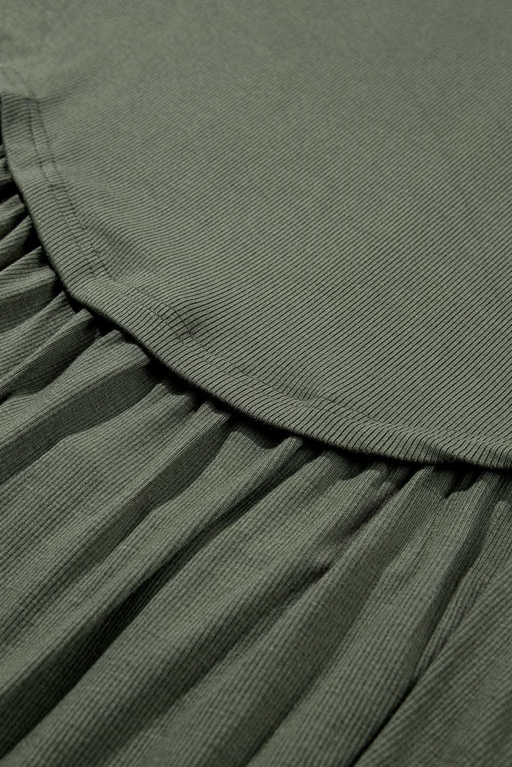 Love Salve Mist Green Plus Size Women's Babydoll Top: Comfy & Fashionable