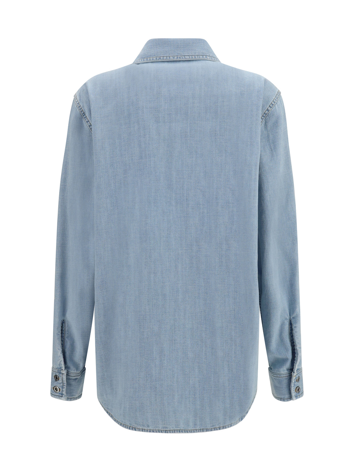 Denim Shirt Sky Bleached Light Bleach