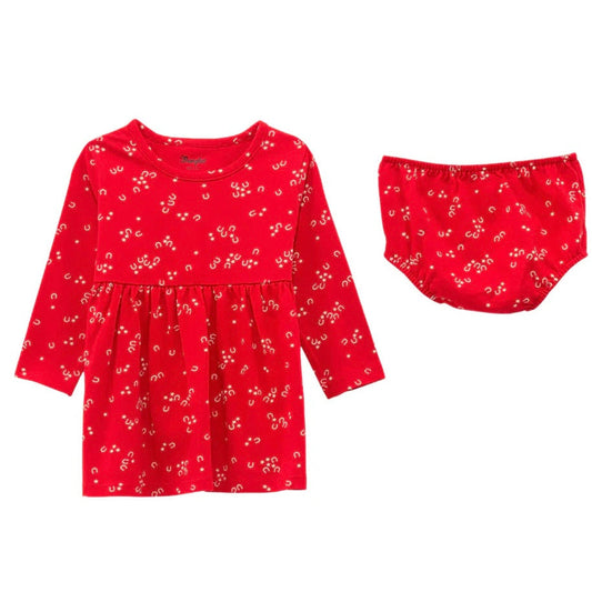 Red Horseshoe Dress | Wrangler Girls