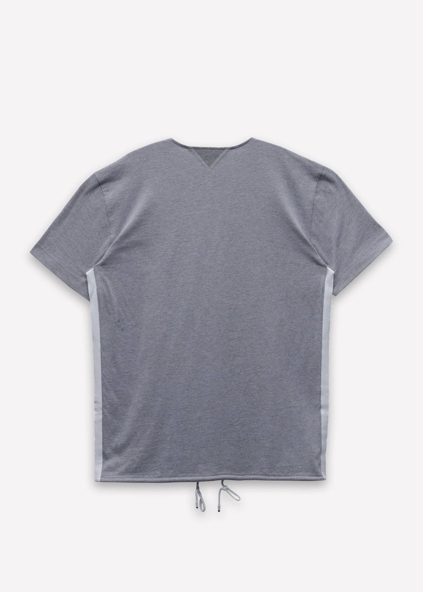 Men's Side Seam Tape Short Sleeve Tee in Heather Grey