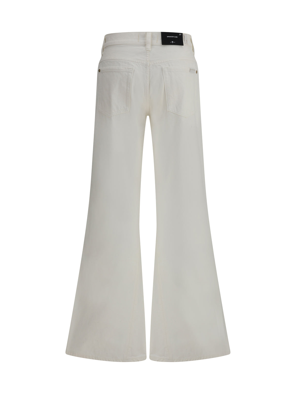 7 For All Mankind Spencer Flare Jeans, view 3