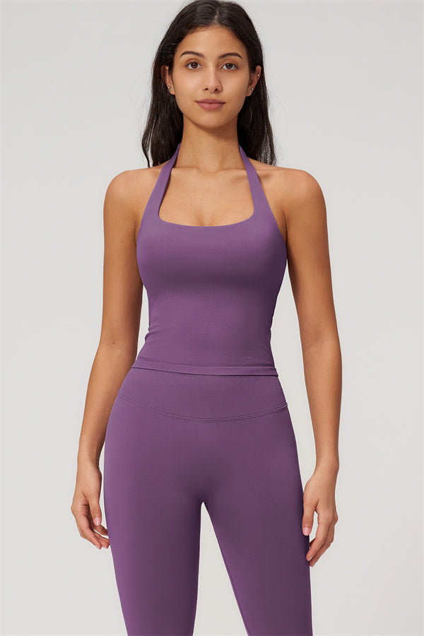 The Empower Halter Crop Top
