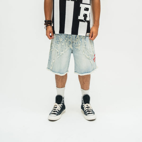 Core Denim Jorts - Blue Wash