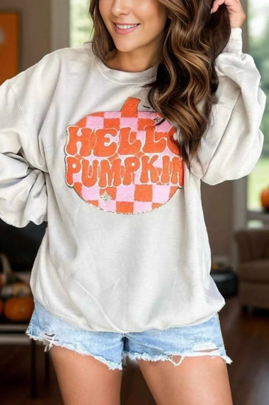 Graphic Sweatshirt - Comfortable Fit - Casual Long Sleeve Top