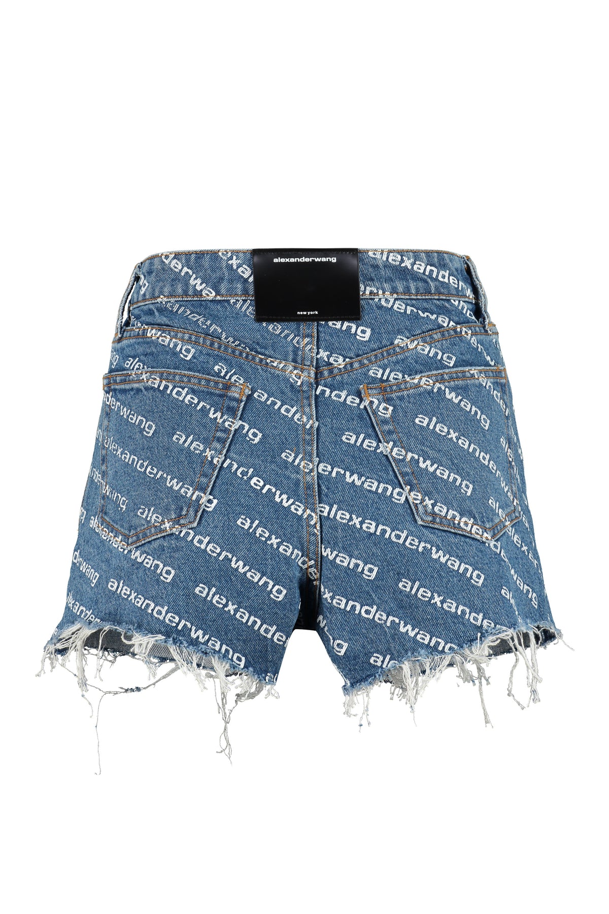 Alexander Wang Bite Shorts with Logo Print, view 2