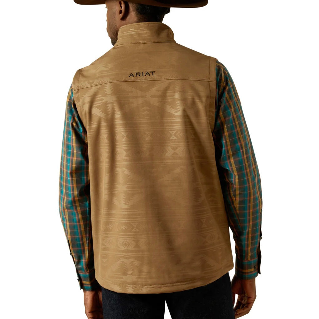 Khaki Southwest Vest | Ariat Mens