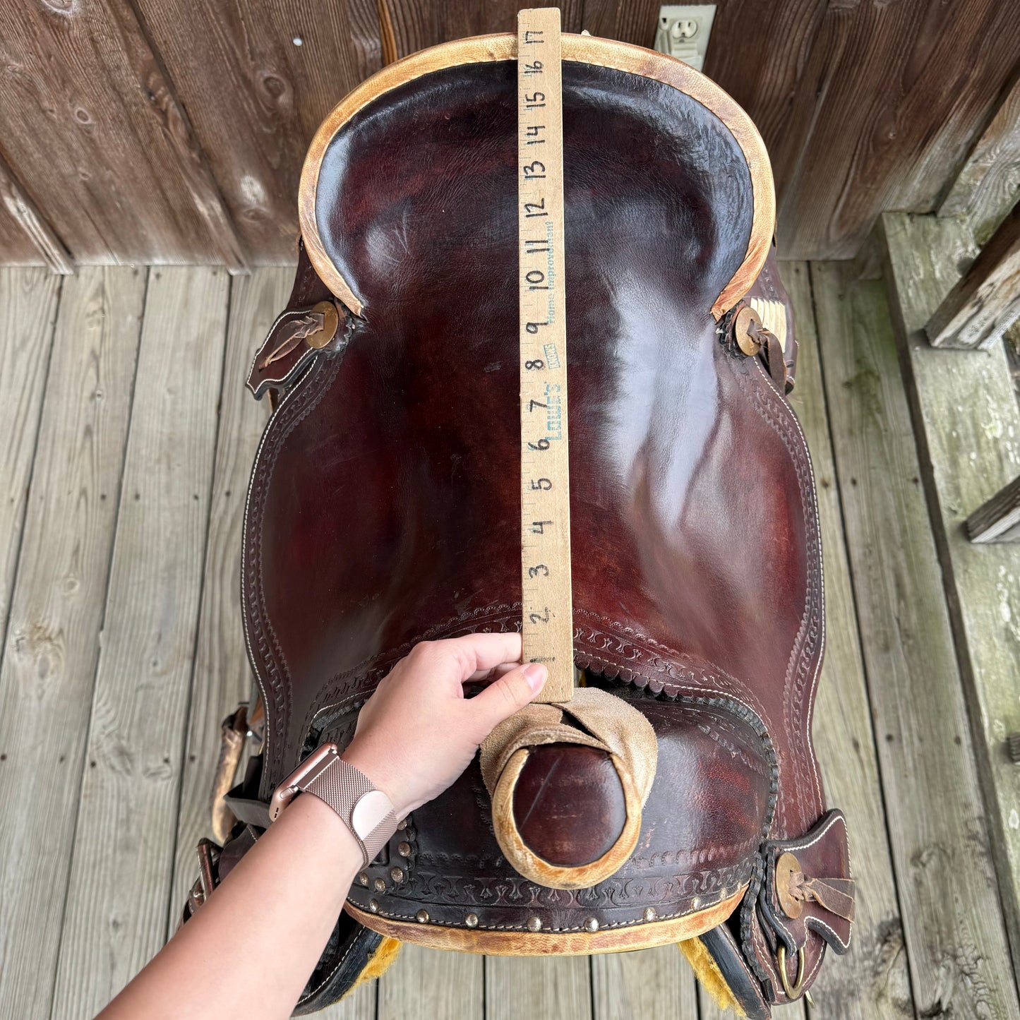 17" J.C.M. Smooth Ranch Saddle