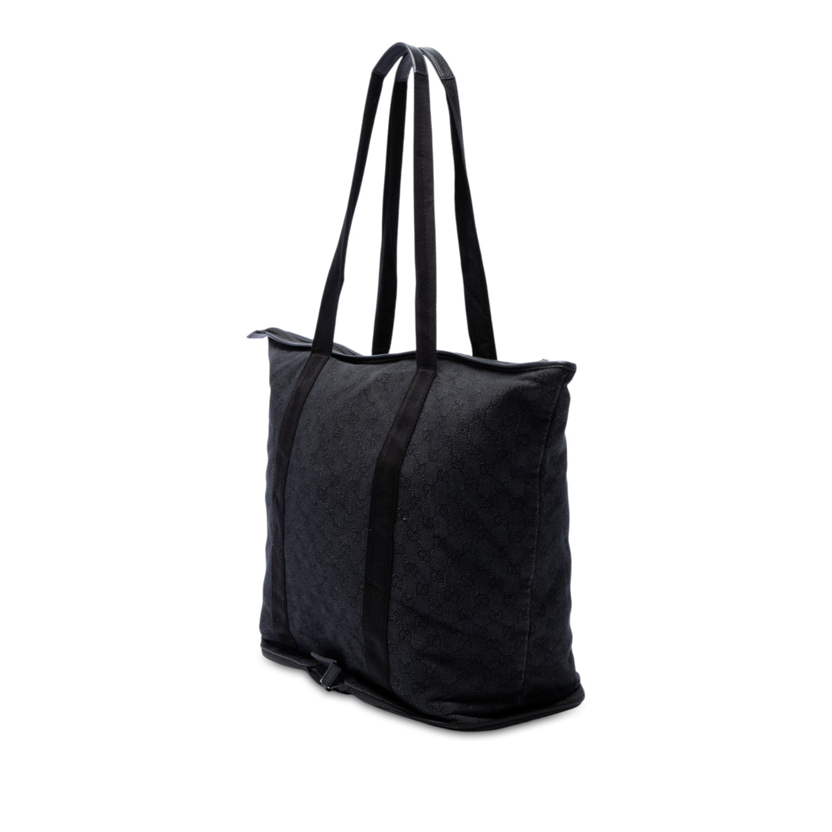 Tote Bag GG Denim Black (Pre-Owned)