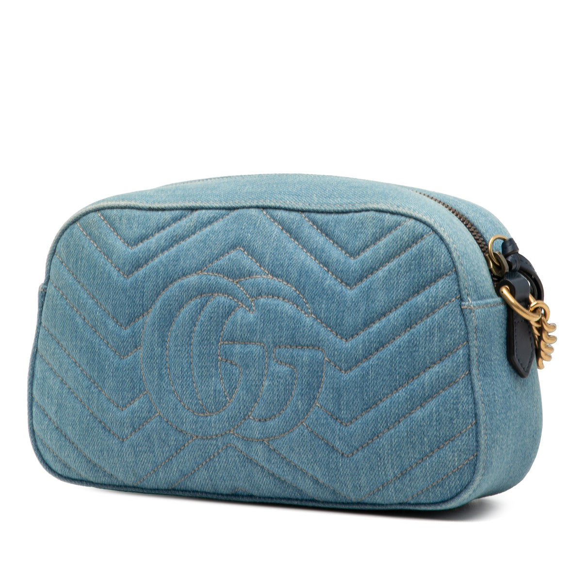 Crossbody Bag GG Marmont Denim (Pre-Owned)