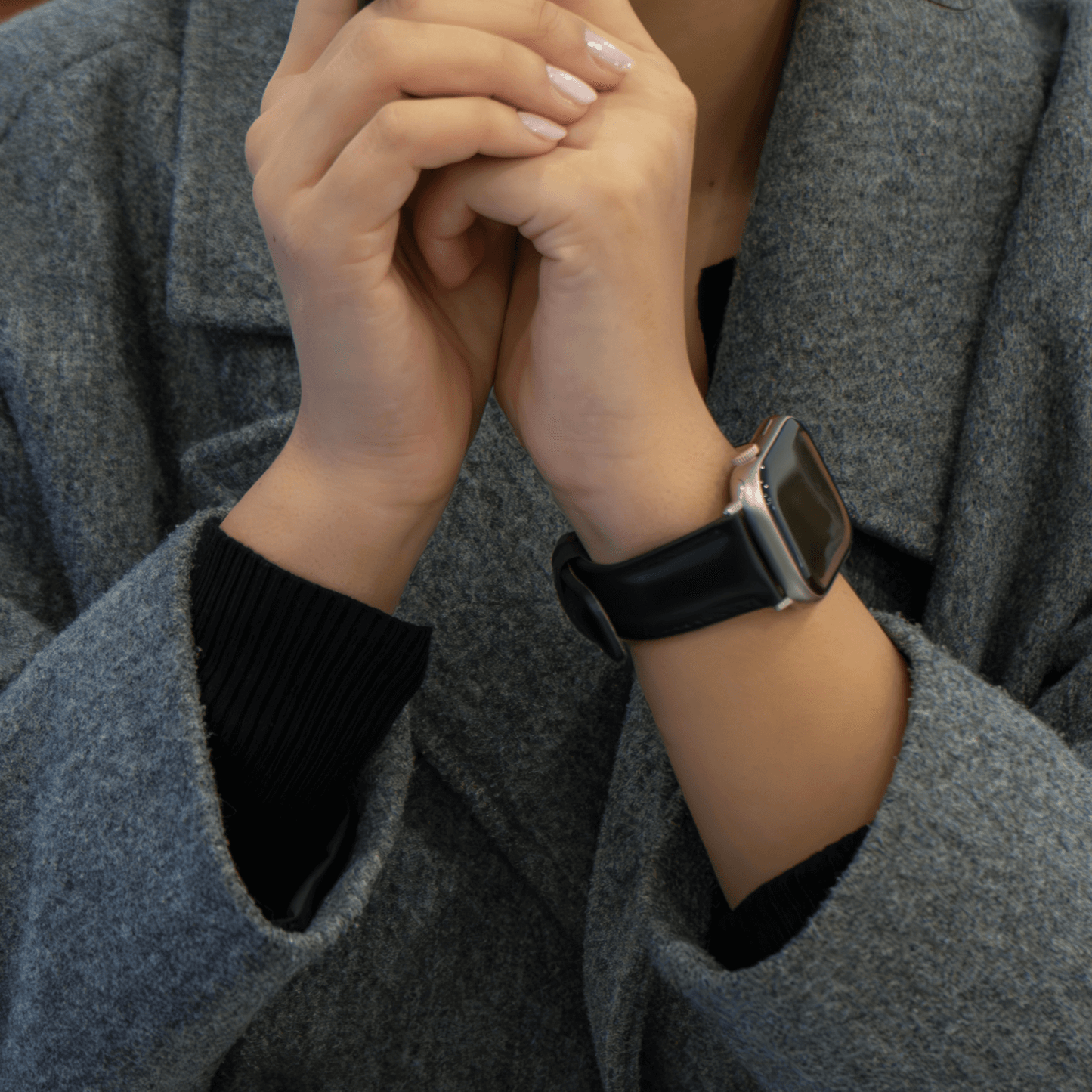 Apple Watch Brown Leather Strap - Boston