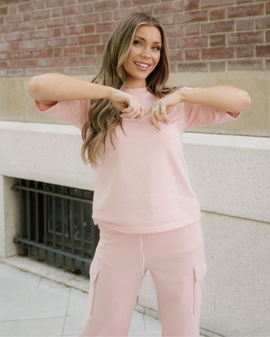On the Go T-Shirt & Cargo Sweatpants Set