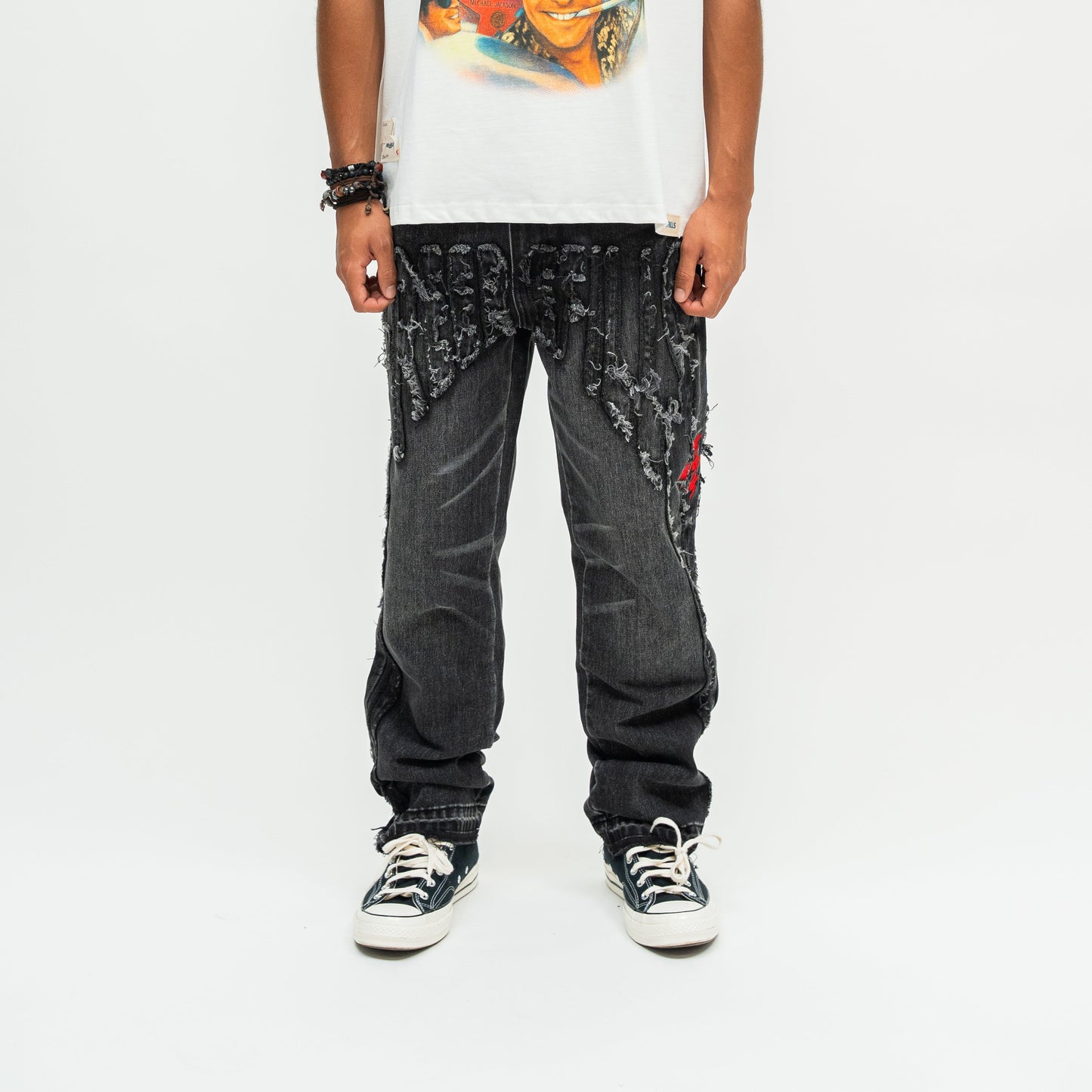 Core Denim Pants - Black