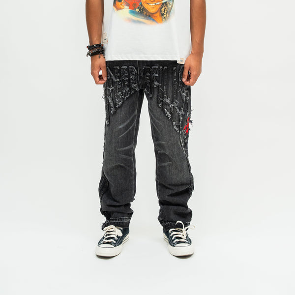 Core Denim Pants - Black