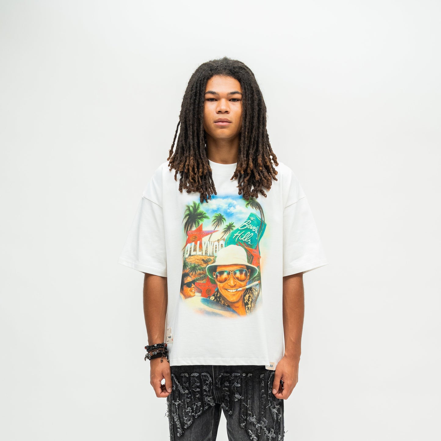 Free and Loathing Tee - White