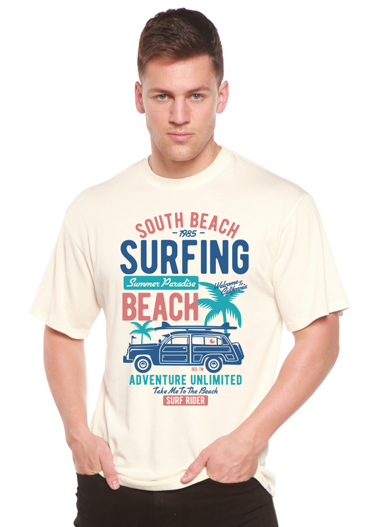 South Beach Spun Bamboo® Men's Bamboo Viscose/Organic Cotton Short Sleeve Graphic T-Shirt