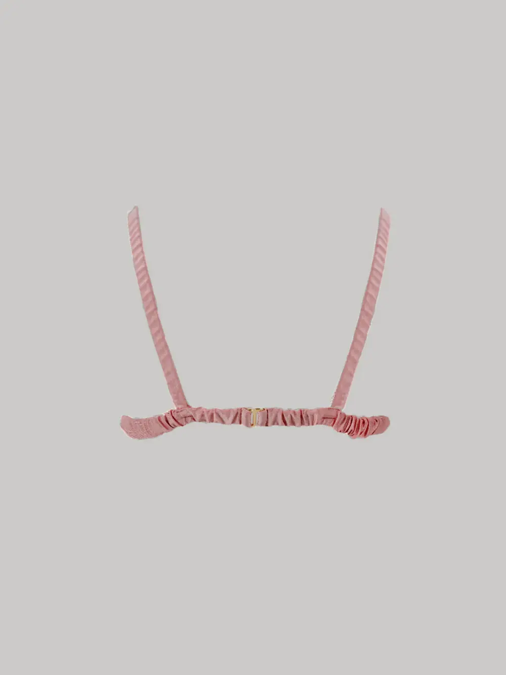 Bikini - Pink Musk Shiny Finish - Triangle Top